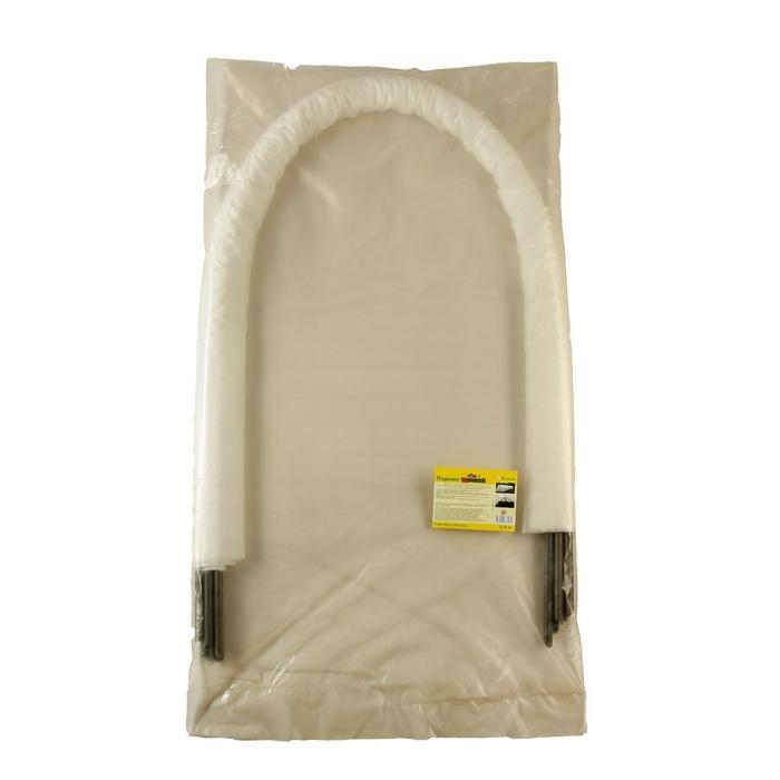 Парник прошитый, длина 6 м, 7 дуг из пластика, дуга L = 2.4 м, d = 16 мм, спанбонд 35 г/м², «уДачный» Парник прошитый, длина 6 м, 7 дуг из пластика, дуга L = 2.4 м, d = 16 мм, спанбонд 35 г/м², «уДачный»