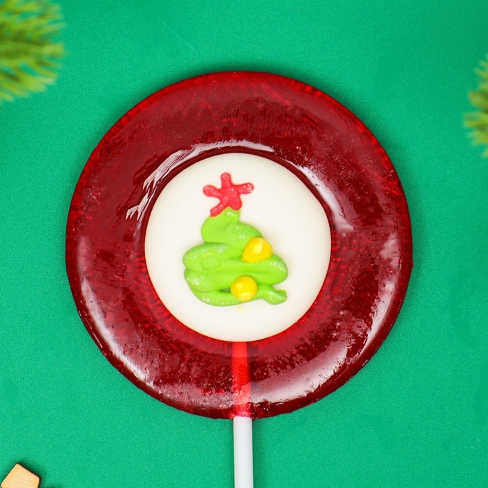 Новый год. Леденцовая карамель на палочке Новый год. Леденцовая карамель на палочке "Новогодний микс", 40 г