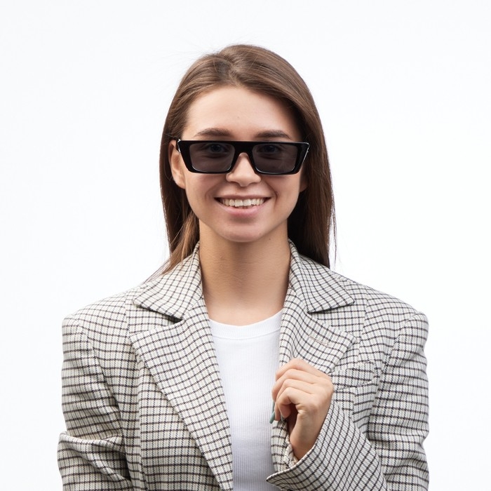 Очки солнцезащитные Очки солнцезащитные "OneSun", uv 400, дужка 14.5 см, ширина 15 см, линза 3.2 х 5.2 см