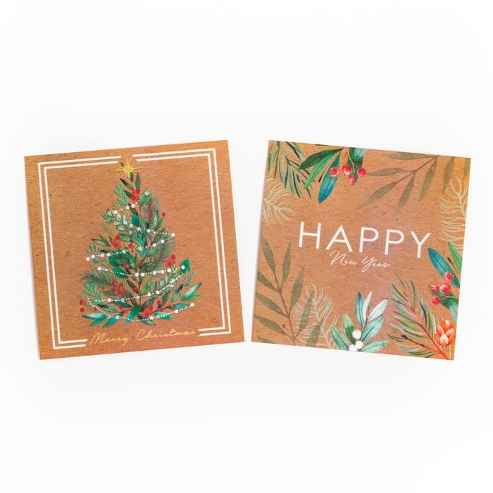 Новогодний подарочный набор New Year варежки р-р 19 и аксессуары