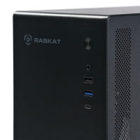 Компьютер Raskat Standart 300, i3 10100, 8 Гб, SSD 240 Гб, Intel UHD, noOS, чёрный