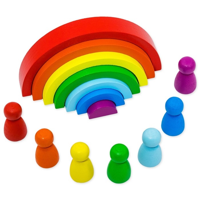 Пирамидка «Ступеньки. Радуга» Пирамидка «Ступеньки. Радуга»