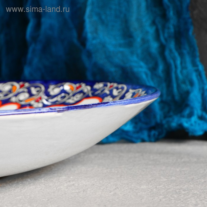 Ляган Риштанская Керамика  Ляган Риштанская Керамика "Жар птица", 42 см