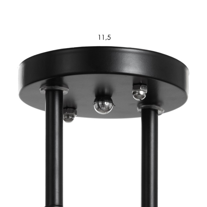 Люстра Люстра "Алатея" 2хЕ27 40Вт чёрный 45х26х27 см BayerLux