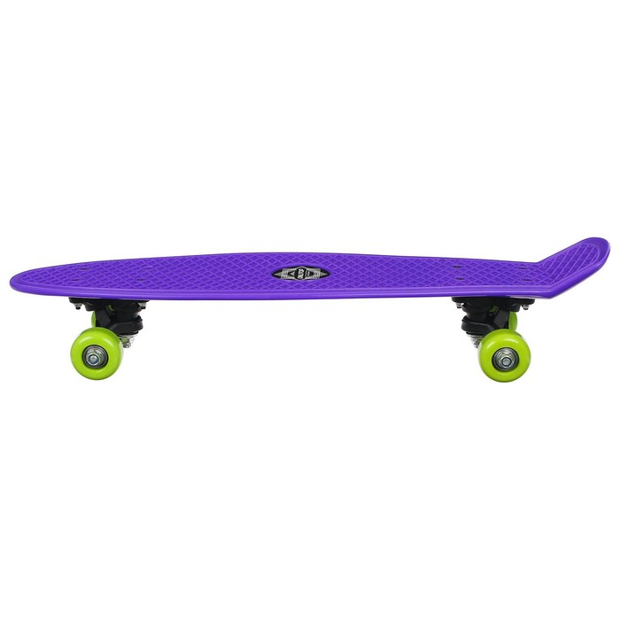 Пенниборд ONLITOP, 56х15 см, колёса PVC 50 мм, пластиковая рама, цвет фиолетовый Пенниборд ONLITOP, 56х15 см, колёса PVC 50 мм, пластиковая рама, цвет фиолетовый