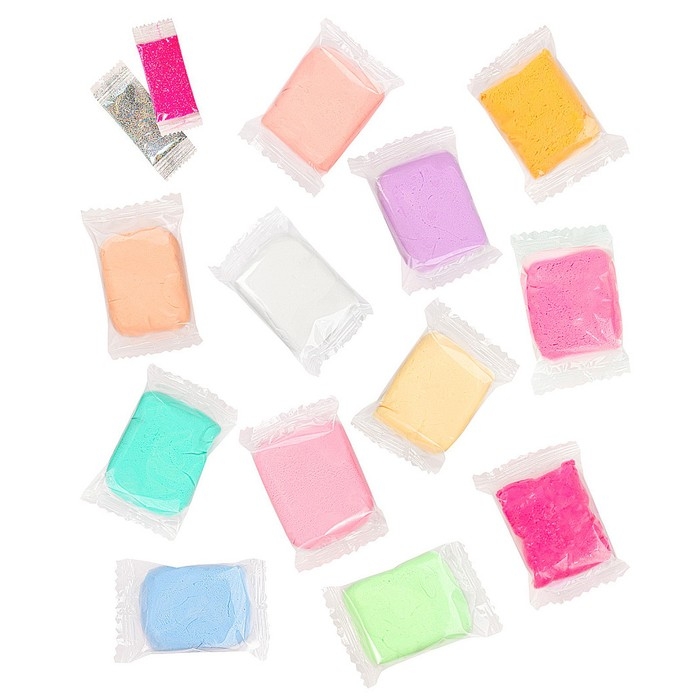 Лёгкий пластилин, набор 12 цветов, розовые цвета Лёгкий пластилин, набор 12 цветов, розовые цвета