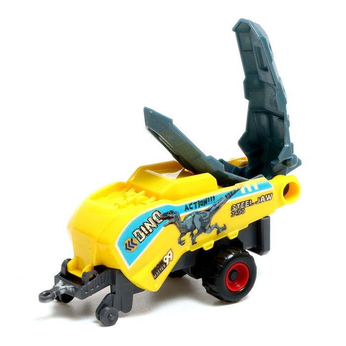 Набор металлических машинок «Дино парк», с динозаврами, стреляют пулями, МИКС