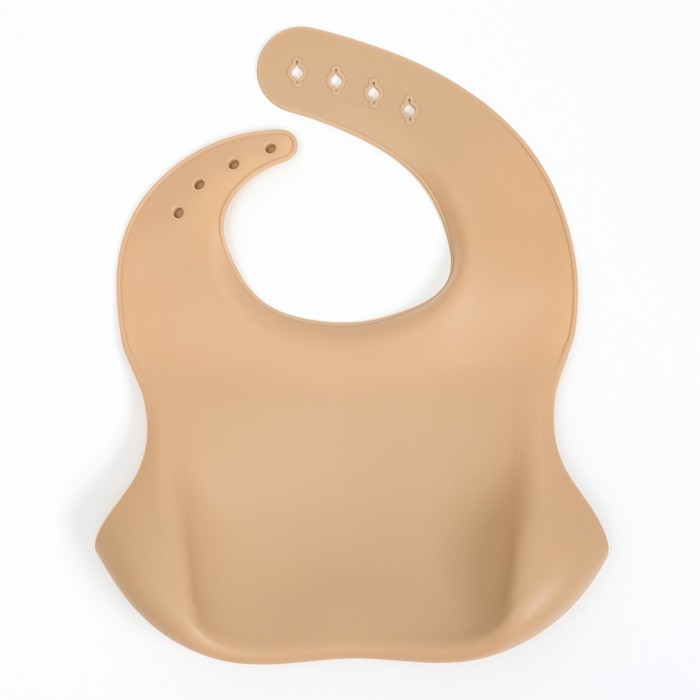 Нагрудник для кормления детский, силиконовый, Mum&baby, 23х4х29, бежевый Нагрудник для кормления детский, силиконовый, Mum&baby, 23х4х29, бежевый