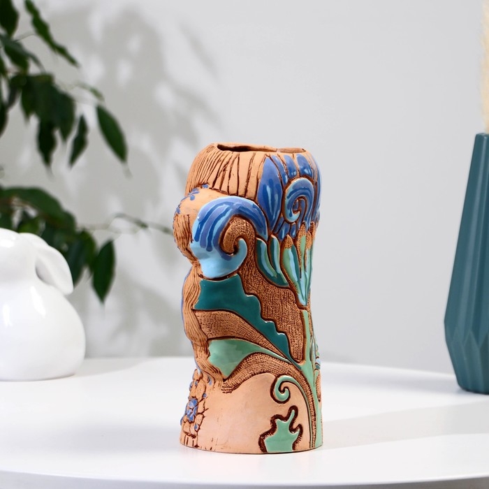 Сувенир керамика Сувенир керамика "Девочка с мишкой" (Ваза) h=21см. V=1.1л