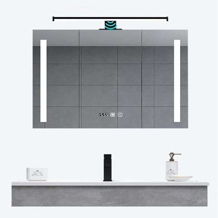 Подсветка с датчиком движения Подсветка с датчиком движения "Некст" LED 4000К 8Вт 800Лм Ra80 IP44 черный 40х4х11,6 см