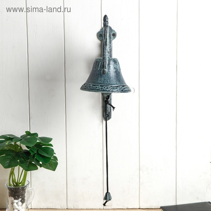 Колокол сувенирный чугун  Колокол сувенирный чугун "Узорный" 30х28х12,5 см