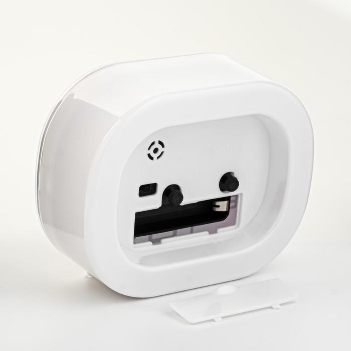 Будильник  Будильник "Вставай", 12 х 10 см, белый