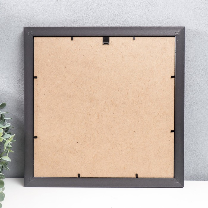 Фоторамка пластик Фоторамка пластик "МИРАМ" 30х30 см коричневый (пластиковый экран)