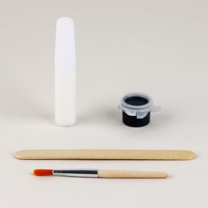 Фигурка гипсовая под раскраску своими руками «Полигональный гипсовый мишка», 7 х 6 см, набор для создания Фигурка гипсовая под раскраску своими руками «Полигональный гипсовый мишка», 7 х 6 см, набор для создания