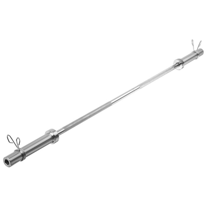 Гриф прямой с замками ONLYTOP, вес 11 кг, 180 см, d=50 мм, до 150 кг Гриф прямой с замками ONLYTOP, вес 11 кг, 180 см, d=50 мм, до 150 кг