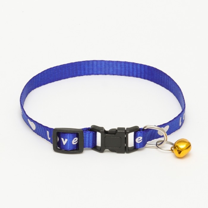 Ошейник Love, имитация нейлона, 30 х 1 см, микс цветов Ошейник Love, имитация нейлона, 30 х 1 см, микс цветов