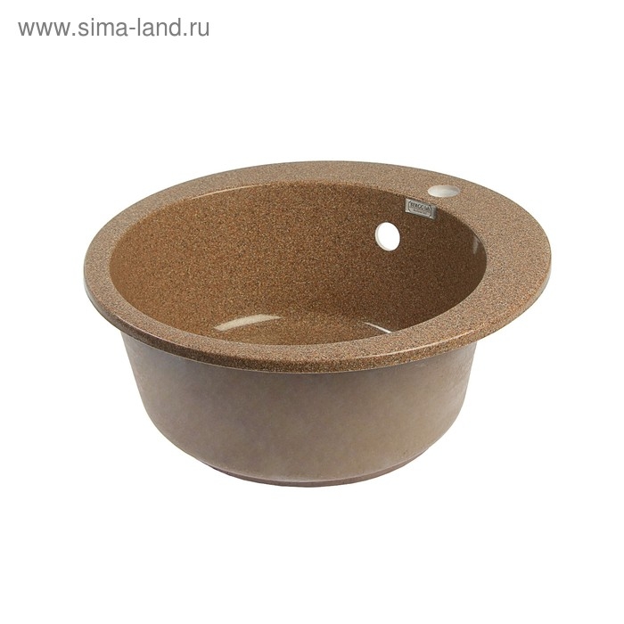 Мойка кухонная из камня MARRBAXX Виктори Z30Q9, d=475мм, терракотовая Мойка кухонная из камня MARRBAXX Виктори Z30Q9, d=475мм, терракотовая