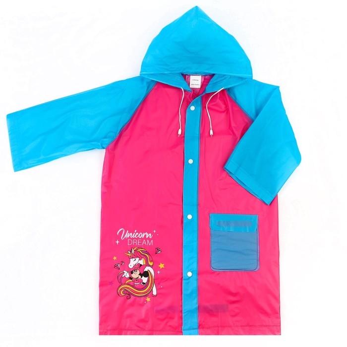 Дождевик детский, размер S, 92-98 см, Минни Маус Дождевик детский, размер S, 92-98 см, Минни Маус