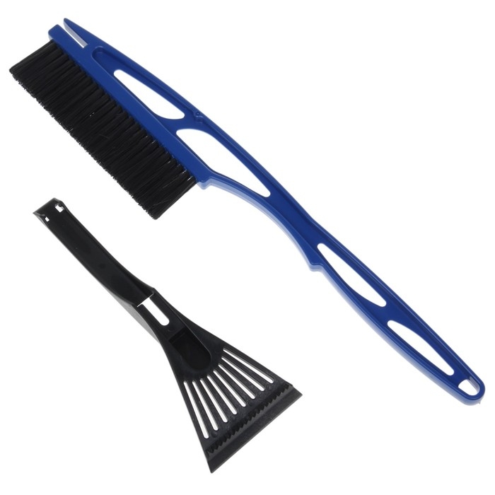 Щетка сметка, со скребком, 54 см, МИКС Щетка сметка, со скребком, 54 см, МИКС