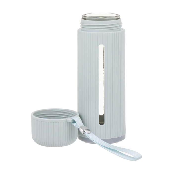 Бутылка для воды, 500 мл, бело-голубая Бутылка для воды, 500 мл, бело-голубая