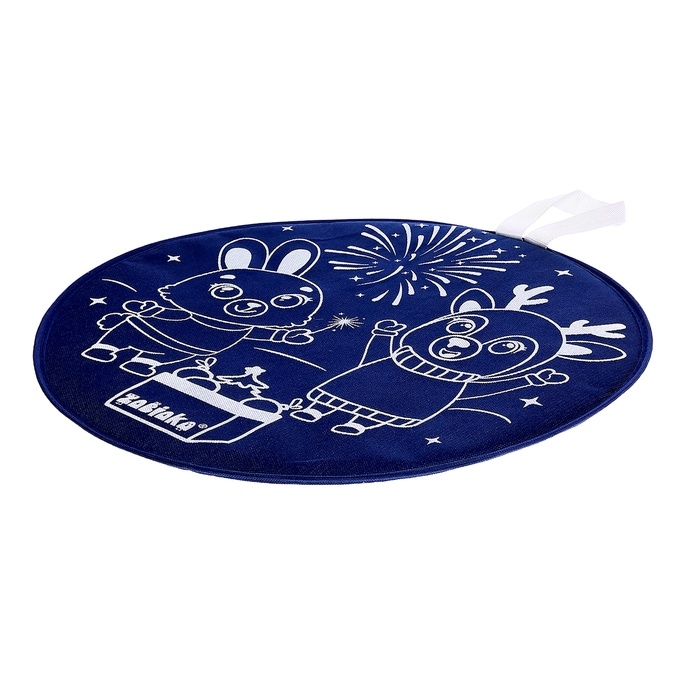 Ледянка мягкая, детская «Друзья», диаметр 45 см, цвет синий Ледянка мягкая, детская «Друзья», диаметр 45 см, цвет синий