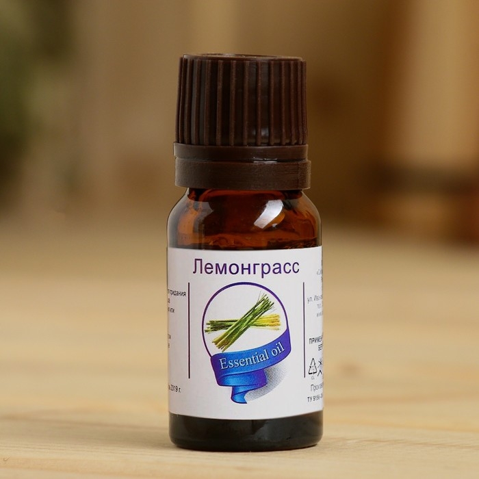 Эфирное масло Эфирное масло "Лемонграсс", флакон-капельница, аннотация, 10 мл