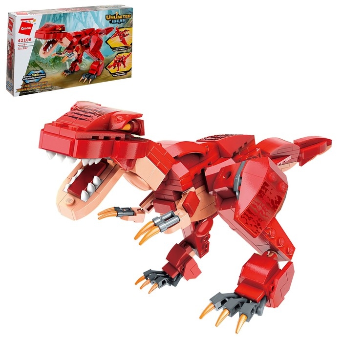 Конструктор «Динозавр», 3 в 1, 287 деталей Конструктор «Динозавр», 3 в 1, 287 деталей