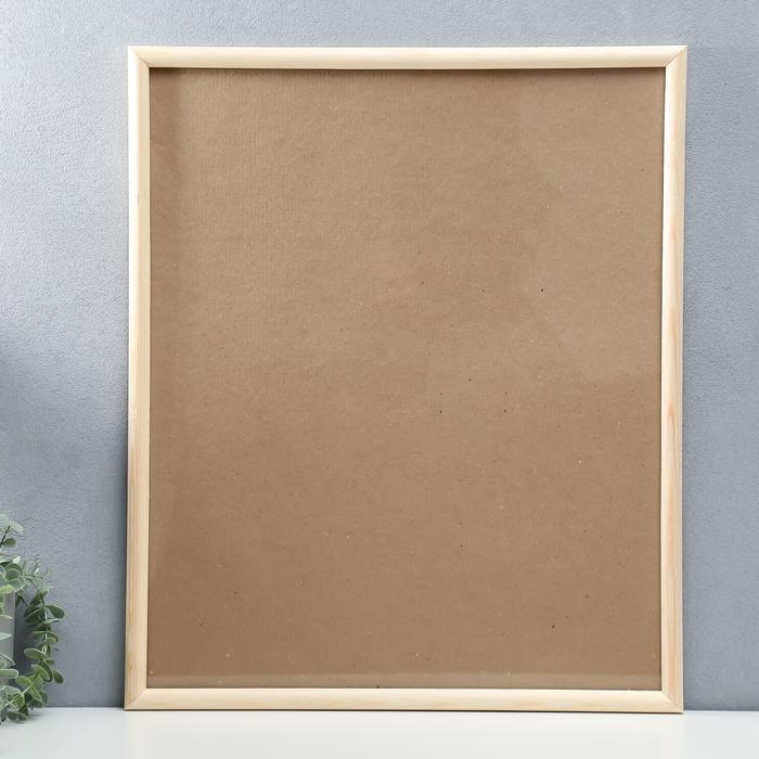 Фоторамка 50х60 см белое дерево № 5 Фоторамка 50х60 см белое дерево № 5