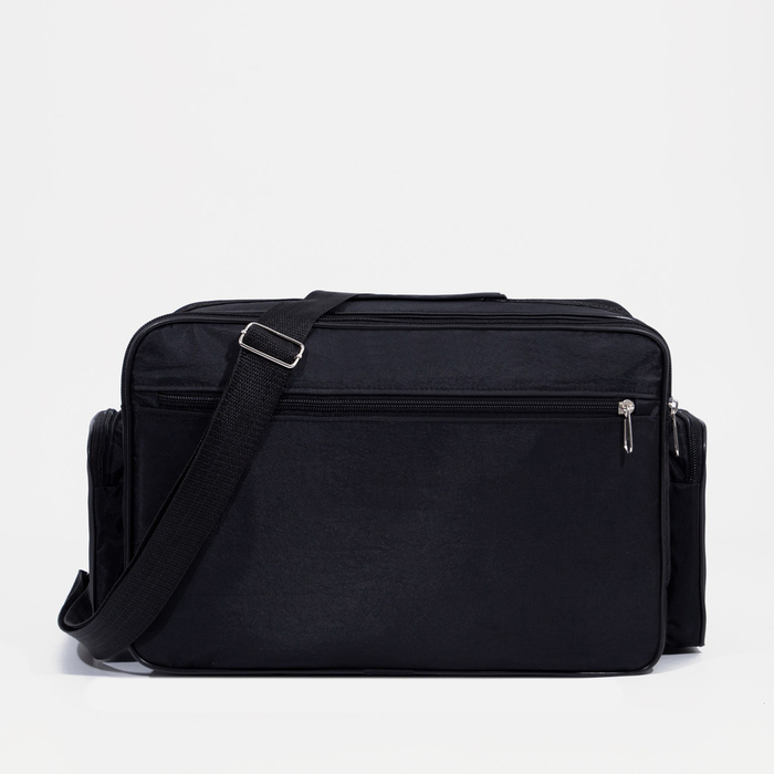 Сумка мужская «ЗФТС», цвет чёрный Сумка мужская «ЗФТС», цвет чёрный
