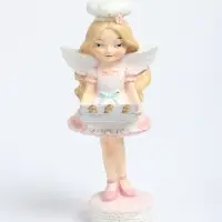Фигурка полистоун &laquo;Ангелок в розовом платье&raquo; 8.5&times;7&times;15.5 см