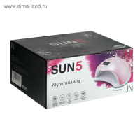 Лампа для гель-лака JessNail SUN 5, UV/LED, 48 Вт, таймер 10/30/60 сек, цвет мятный