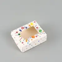 Коробка подарочная складная &laquo;Путевка в сладкую жизнь&raquo;, 10&times;8&times;3.5 см, с окном