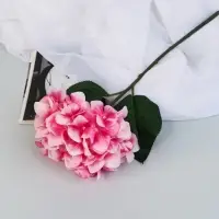 Цветы искусственные &laquo;Гортензия элит&raquo;, h=50 см, d=16 см, розовые