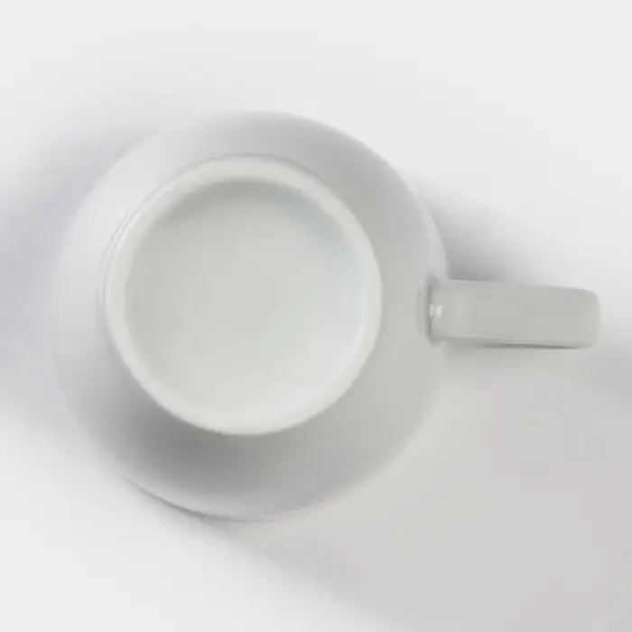 Кружка Добрушский завод &laquo;Бельё&raquo;, 200 мл, фарфор, белая