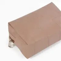 Косметичка дор Одноцвет, 16*5*10, отдел на молнии, серый