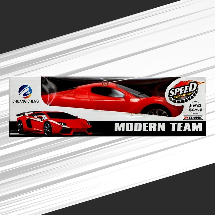 Машина радиоуправляемая «Спорт-кар», масштаб 1:24, работает от батареек, цвет красный Машина радиоуправляемая «Спорт-кар», масштаб 1:24, работает от батареек, цвет красный