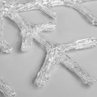 Светодиодная фигура &laquo;Снежинка&raquo; 39 см, акрил, 50 LED, 220 В, свечение тёплое белое