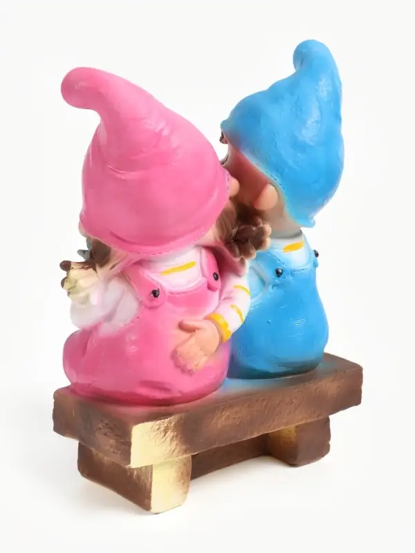 Садовая фигура из гипса &laquo;Девочка с мальчиком на скамейке&raquo;, 26&times;13&times;19 см
