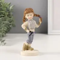 Фигурка полистоун &laquo;Девочка модница&raquo;, 13&times;5.5&times;4 см, МИКС
