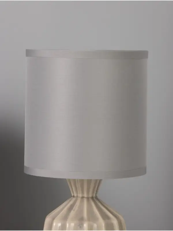 Лампа настольная RISALUX &laquo;Центр&raquo;, 40 Вт, Е14, серая, 12&times;12&times;24 см