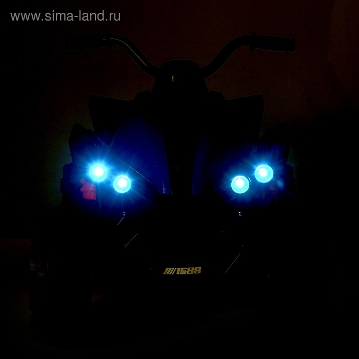 Электромобиль «Квадроцикл», 2 мотора, цвет синий Электромобиль «Квадроцикл», 2 мотора, цвет синий