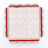 Коробка для печенья, «Новогодние игрушки», 12×12×3, Новый год