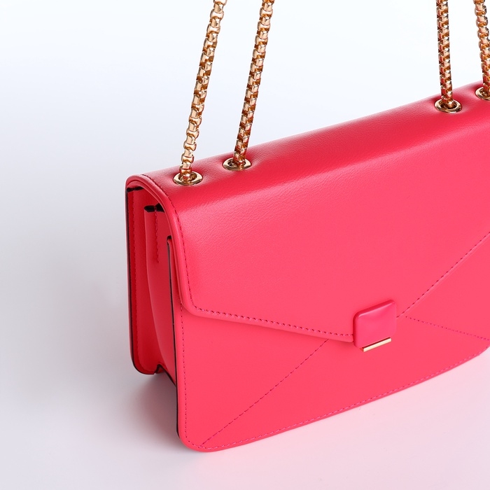 Сумка женская на магните, маленький размер, цвет розовый Сумка женская на магните, маленький размер, цвет розовый