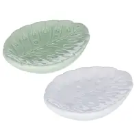 VETTA Мыльница "Перо павлина", керамика, 2 цвета