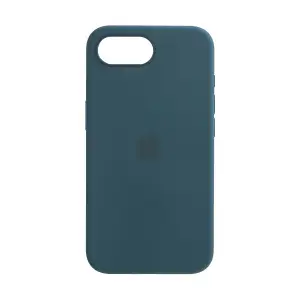 Чехол для iPhone 16e Silicone Case 100% ORG Lake Green (MagSafe + анимация NFC) c LOGO