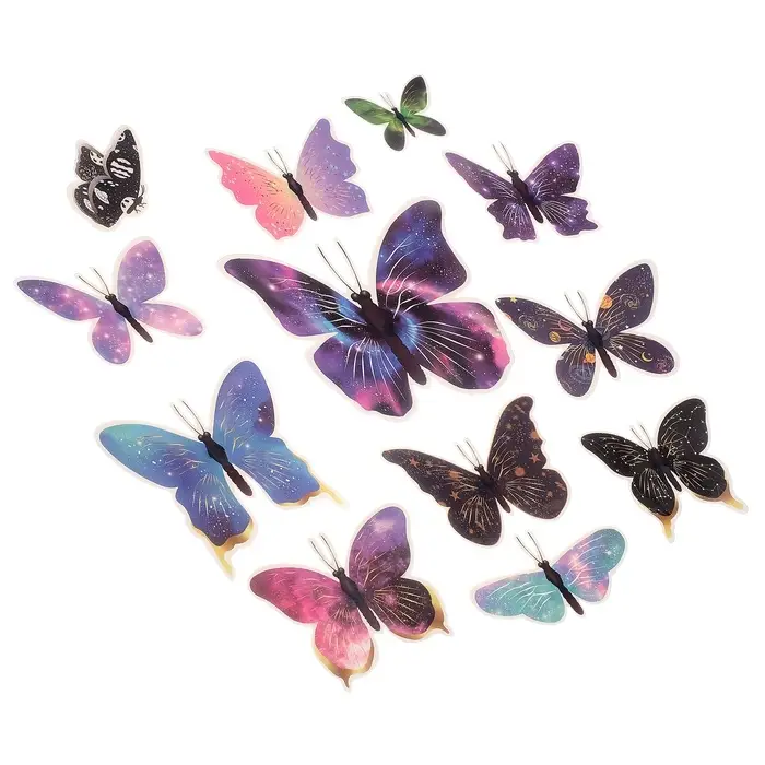 Набор магнитов на холодильник «Космос », 12 шт., картон, h=4-10 см