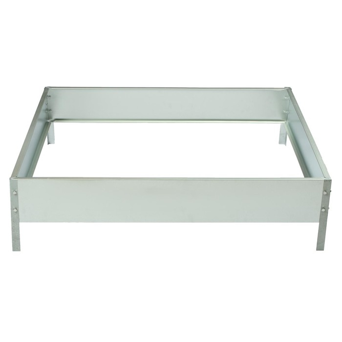 Клумба оцинкованная, 100 × 100 × 15 см, «Квадро», Greengo Клумба оцинкованная, 100 × 100 × 15 см, «Квадро», Greengo