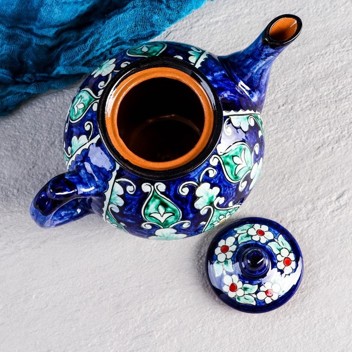 Чайник Риштанская Керамика Чайник Риштанская Керамика "Узоры", 1л