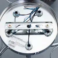 Светильник потолочный BayerLux &laquo;Эрион&raquo;, люстра 5хЕ27, 40 Вт, хром, 56&times;56&times;22 см