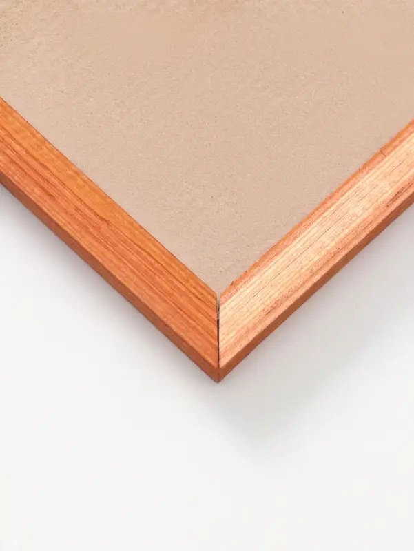 Фоторамка дерево 50х70 см, орех №2 (пластиковый экран)